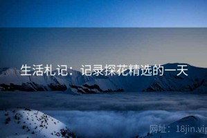生活札记：记录探花精选的一天