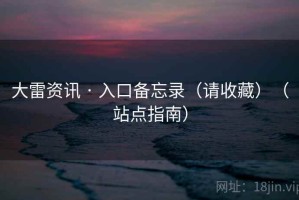 大雷资讯 · 入口备忘录（请收藏）（站点指南）