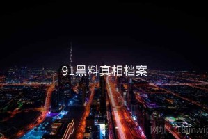 91黑料真相档案