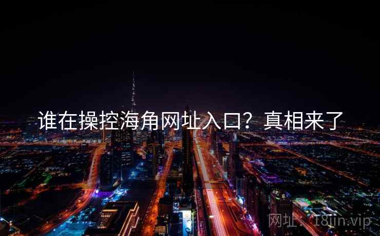 谁在操控海角网址入口？真相来了